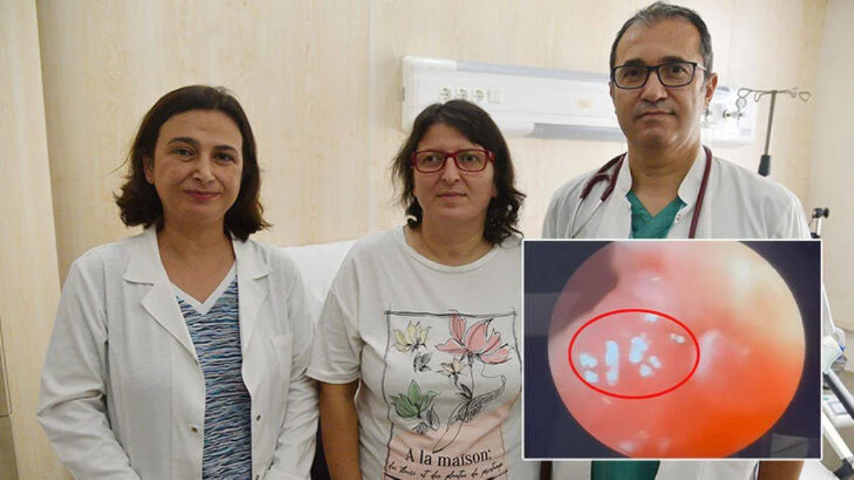 Nefes borusundan canlı sinek larvaları çıktı