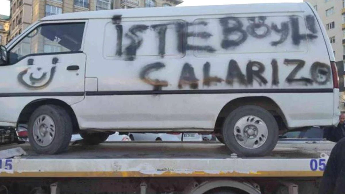 O panelvan tekrar çalındı!