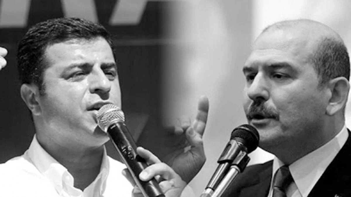Soylu ile Demirtaş arasında tartışma: 'Bunlar hapiste olunca...'