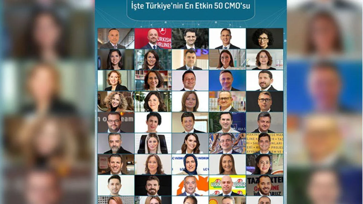 Türkiye'nin 'En Etkin 50 CMO'su şirketlerinin toplam bütçesinin ortalama yüzde 10'unu yönetiyor