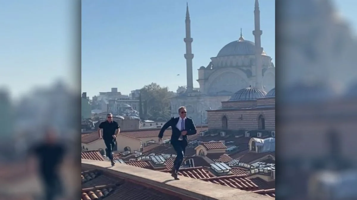 ABD büyükelçisi, Kapalıçarşı'nın çatısında ''James Bond'' oldu