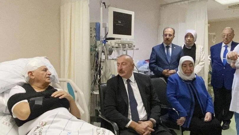 Binali Yıldırım'ın sağlık durumu nasıl? Binali Yıldırım trafik kazası geçirdi! Binali Yıldırım trafik kazası görüntüleri