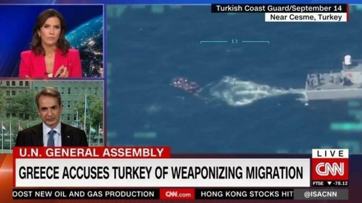 Canlı yayında suçüstü olan Yunanistan'dan pişkinlik! Utanmadan Türkiye'yi suçladılar