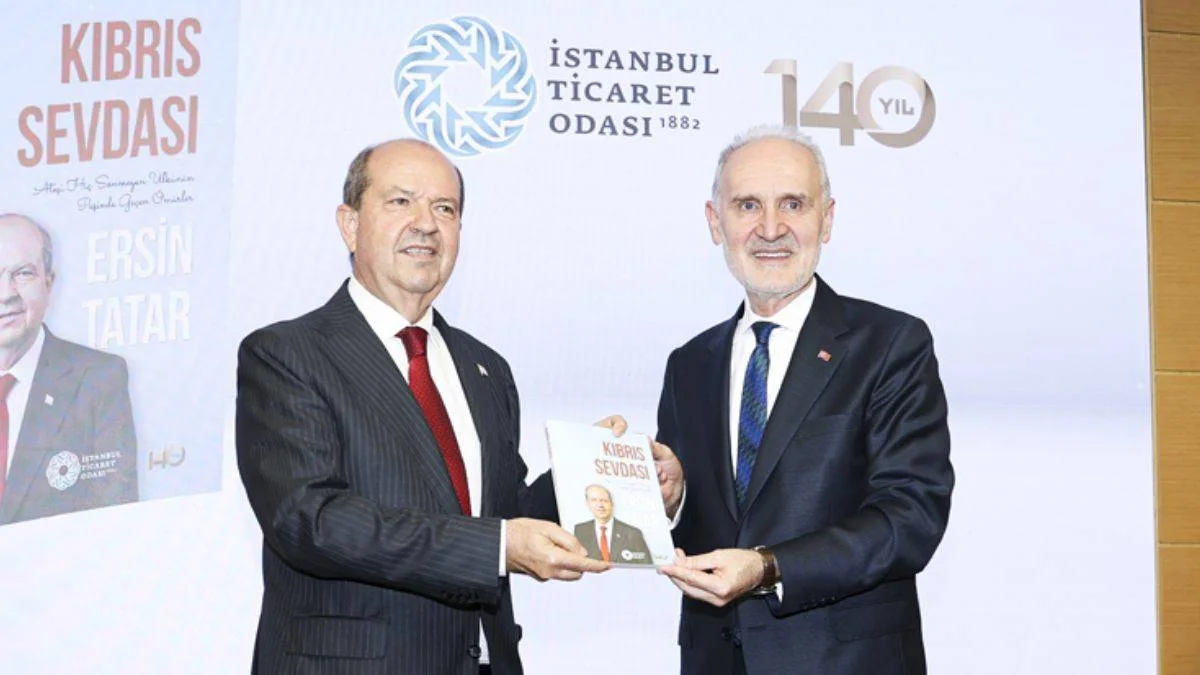 KKTC Cumhurbaşkanı Ersin Tatar, İTO'da 'Kıbrıs Sevdası' kitabının tanıtımına katıldı