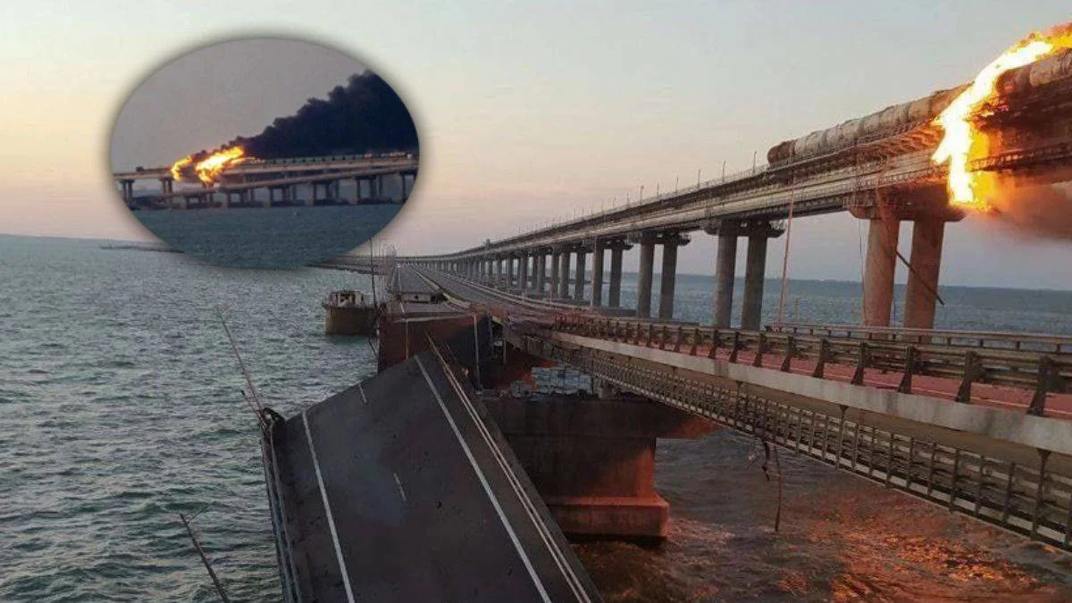 Ukrayna, Kırım köprüsünü havaya uçurdu! Rusya için hayati öneme sahipti