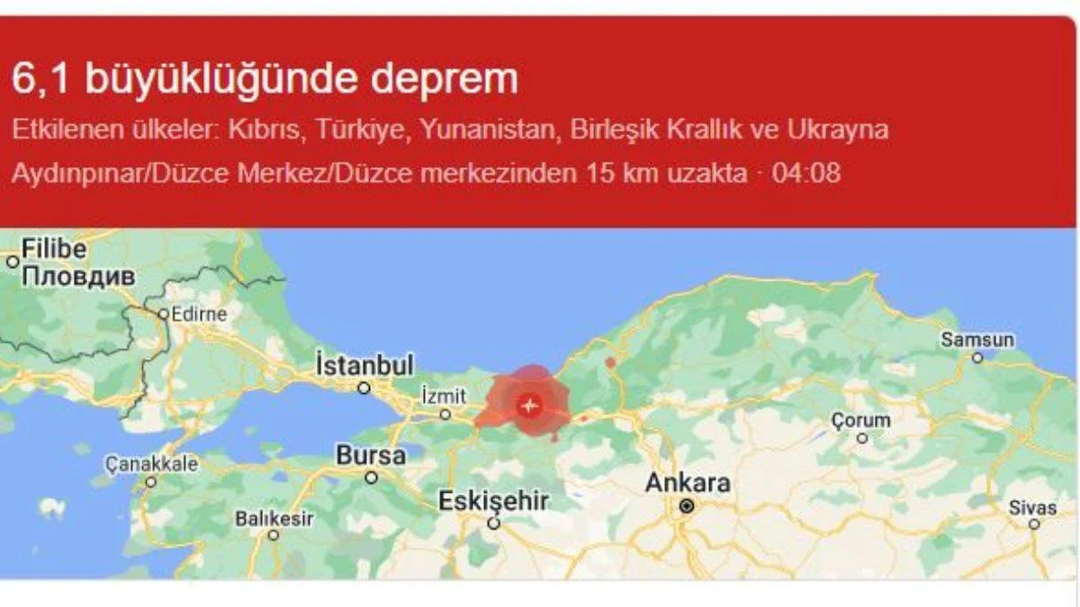 Düzce depreminde kaç kişi öldü, kaç kişi yaralandı? Son Dakika: 23 Kasım 5,9 büyüklüğünde Düzce depremi!