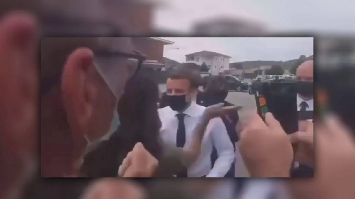 Macron yine tokat yedi!