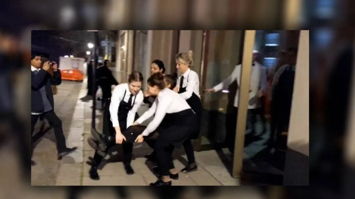 Aktivistler Nusr-et'in Londra'daki restoranını bastı!