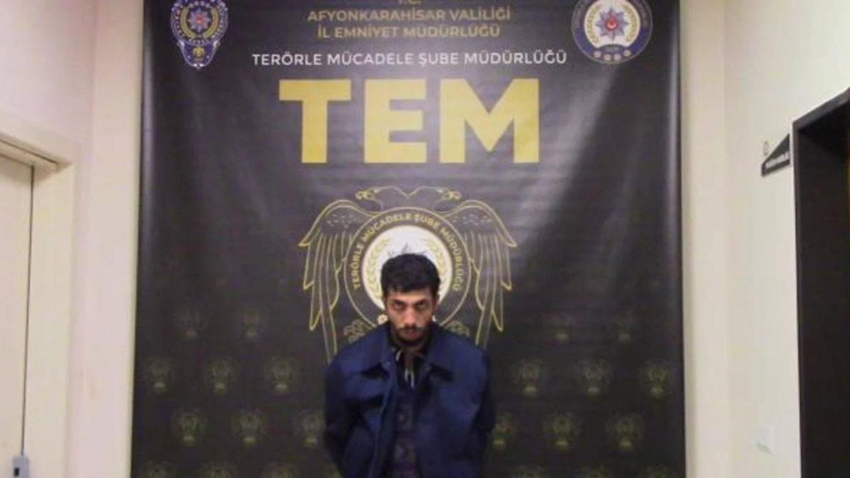 Bombalı eylem hazırlığındaki IŞİD'li Afyonkarahisar'da yakalandı