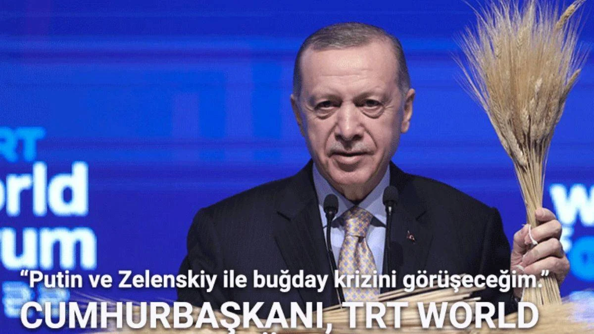 Cumhurbaşkanı, TRT World Forum'dan Dünyaya Duyurdu "Putin ve Zelenskiy ile buğday krizini görüşeceğim"