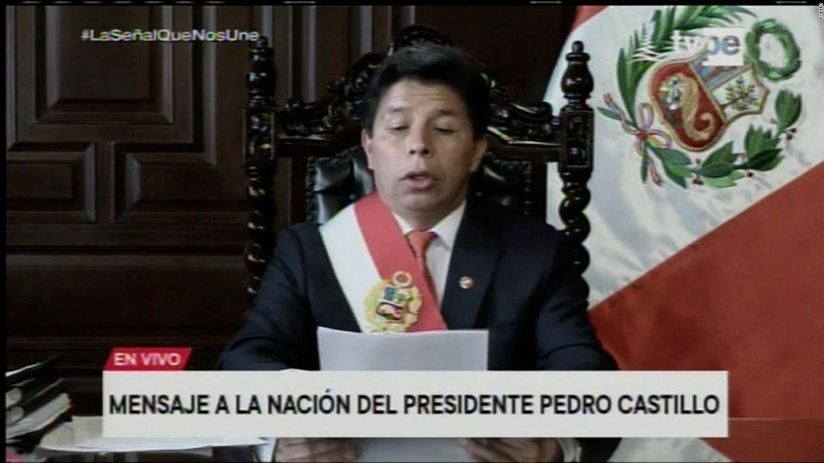 Peru'da darbe iddiaları! Cumhurbaşkanı Castillo gözaltında