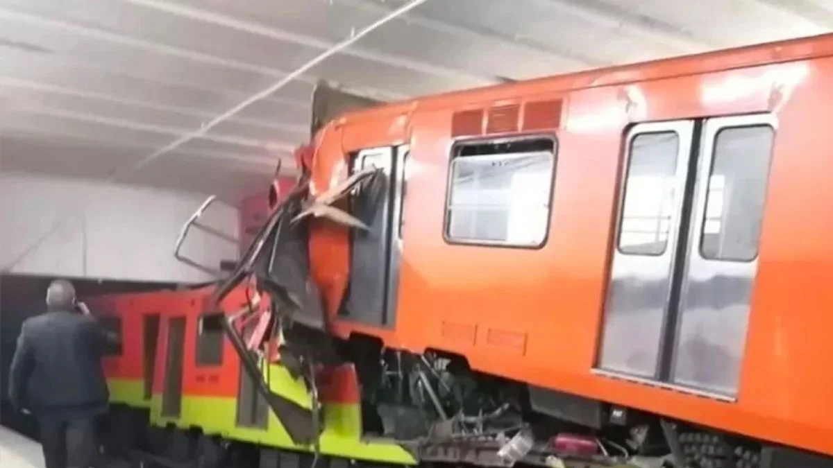 Ülkede dehşet! İki metro treni çarpıştı