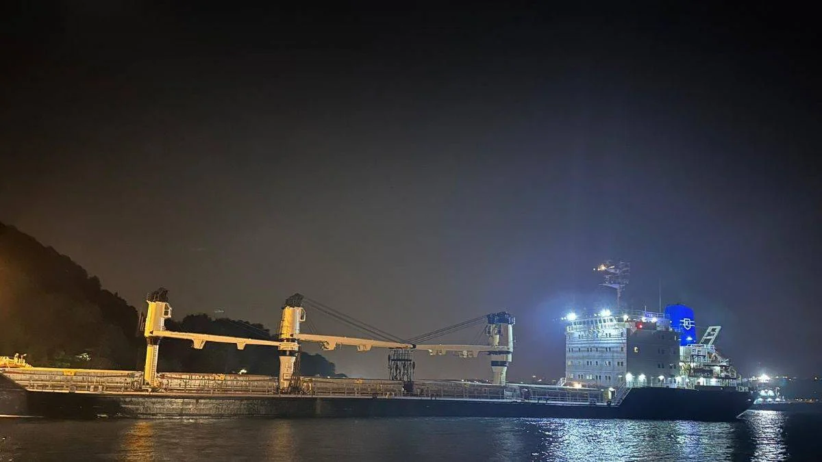 Yük gemisi İstanbul Boğazı'nda karaya oturdu