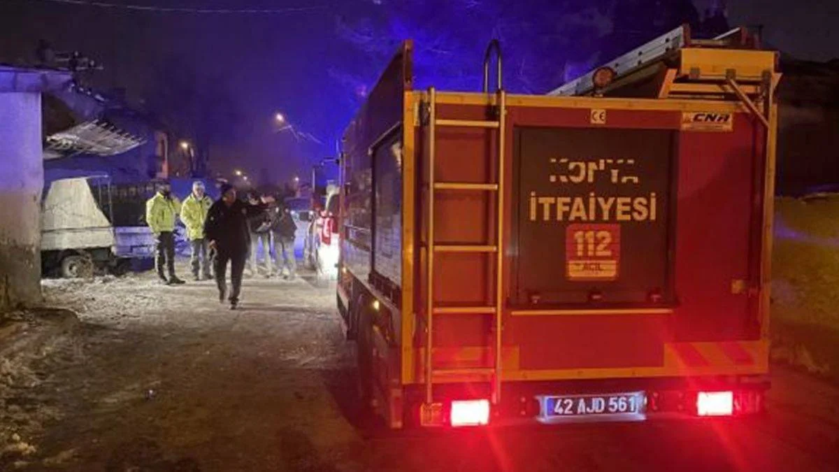 Depremden kurtulup Konya'ya gelen 7 kişi yangında hayatını kaybetti