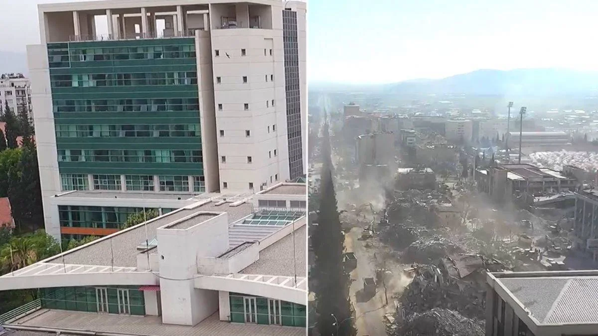 Kahramanmaraş'tan deprem öncesi ve sonrası görüntüler