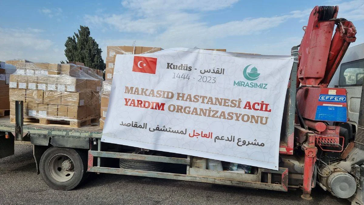 Türkiye'den Kudüs'te bulunan Makasıd Hastanesi'ne yardım