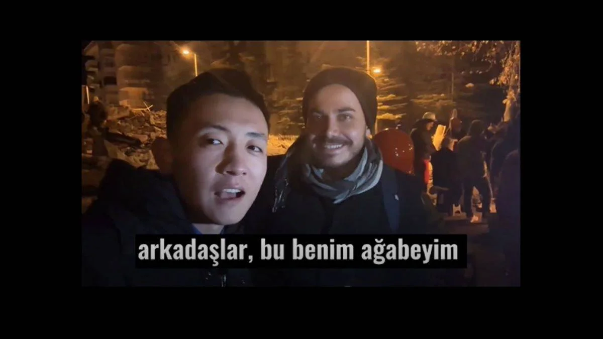 'Türkleşmiş bir Çinli'den deprem bölgesi paylaşımı