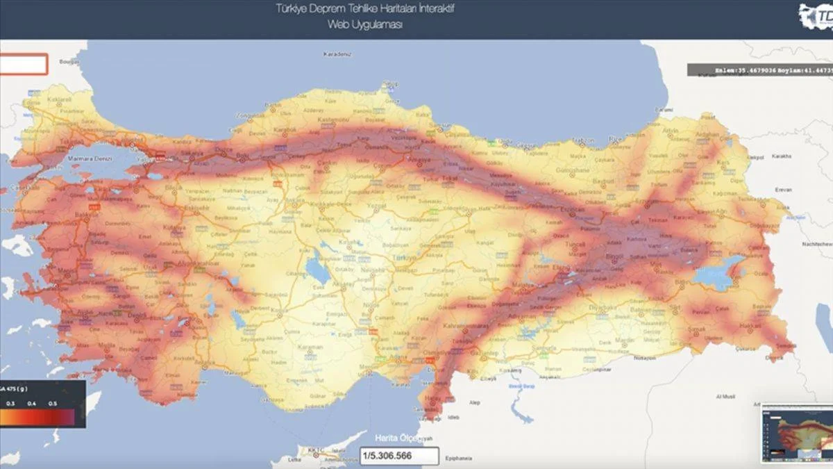 AFAD'dan adrese göre deprem tehlikesi harita uygulaması