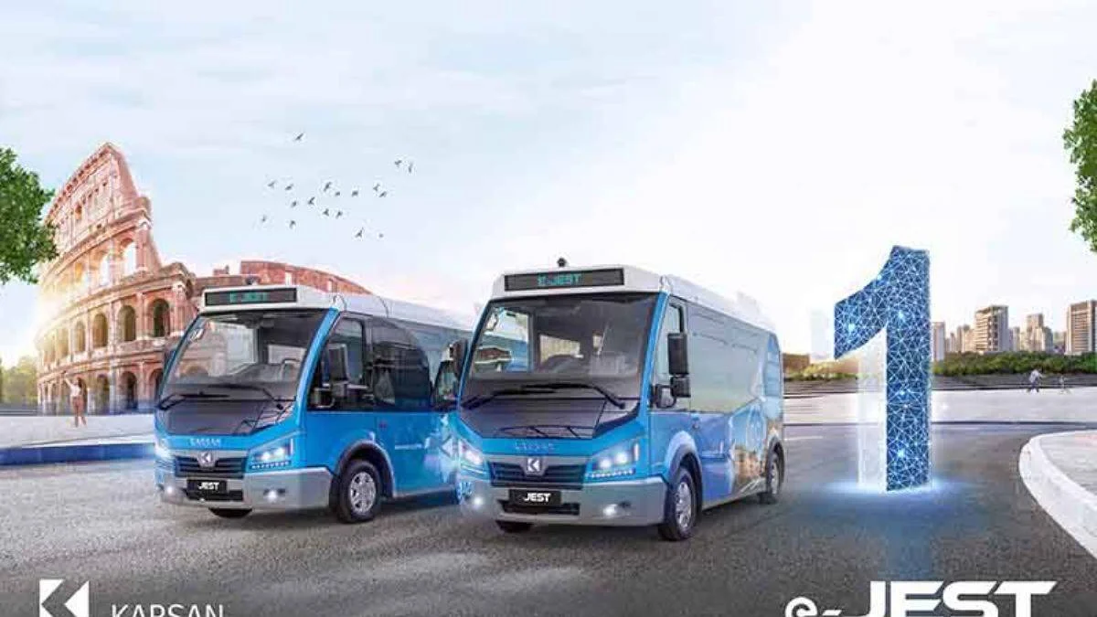 Avrupa'da Satılan 4 Elektrikli Minibüsten Biri Karsan e-JEST Oldu!