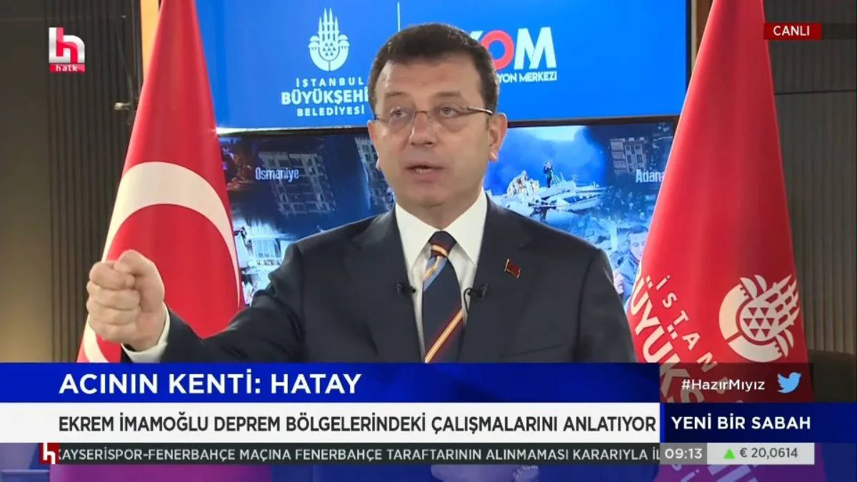 Canlı yayında deprem gündemini yorumladı