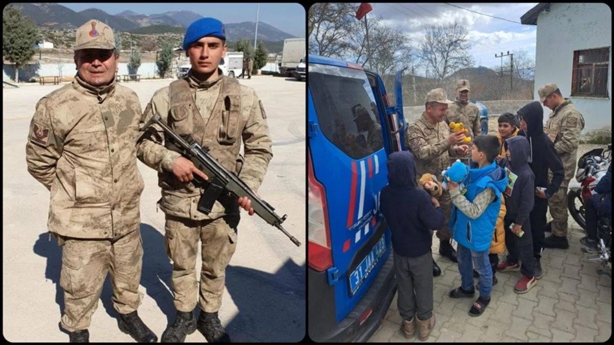 Jandarma baba oğul deprem bölgesinde yaşadıklarını anlattı