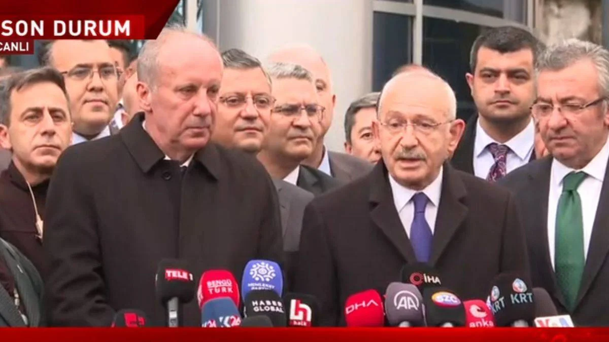 Kılıçdaroğlu ile İnce görüştü... Ortak açıklama