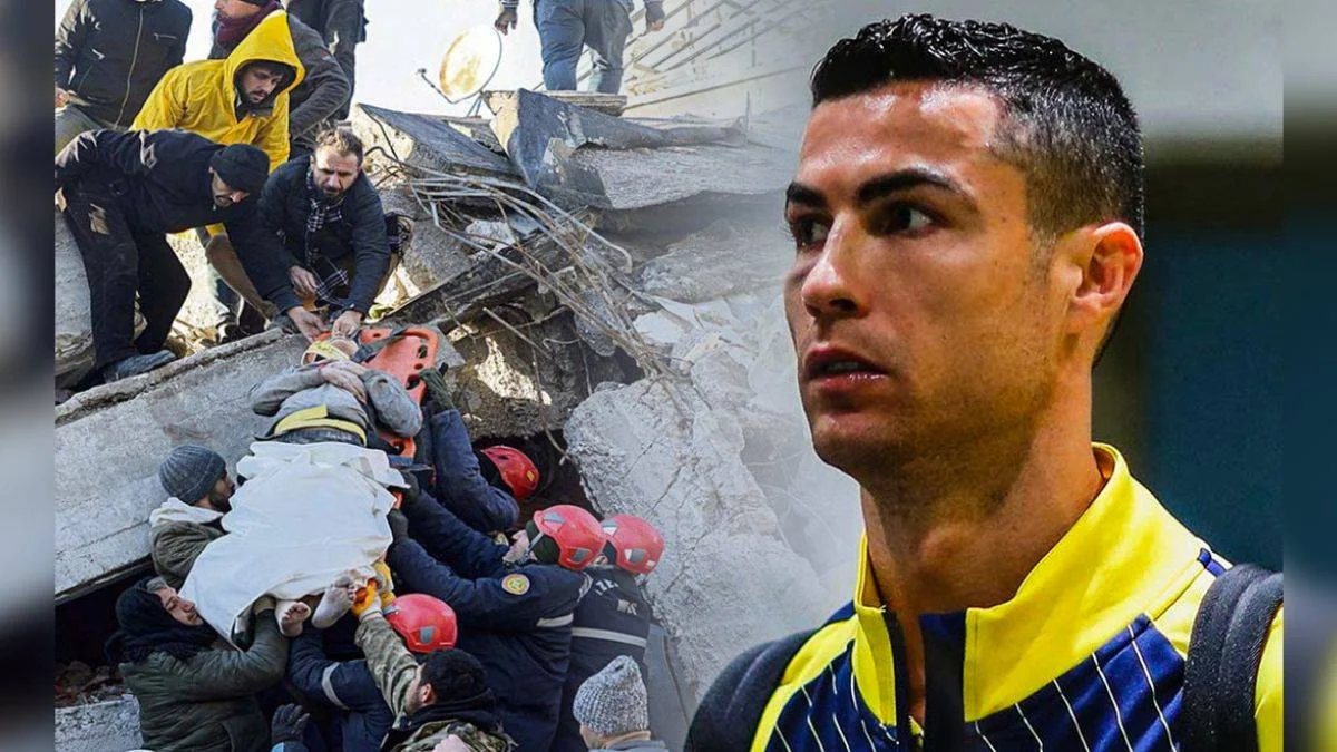 Ronaldo'dan depremzedelere yardım