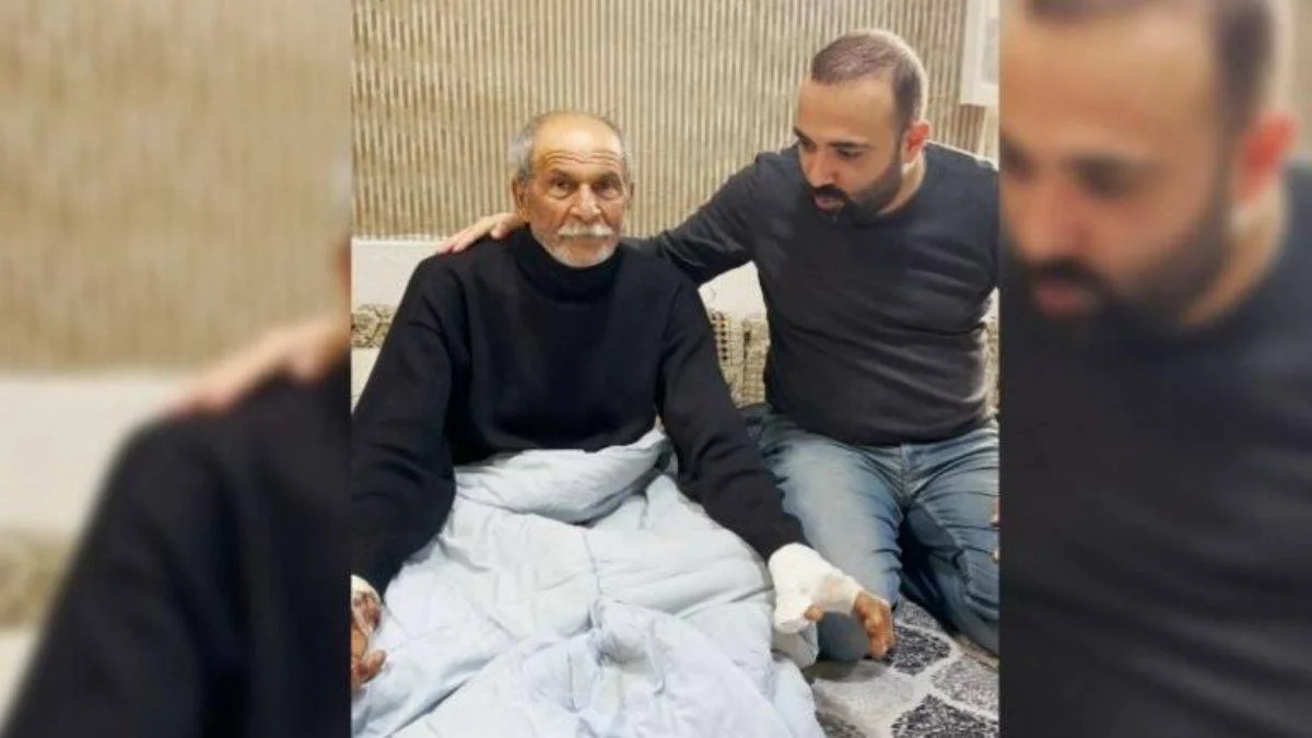 Sel sularına kapılan amcadan güzel haber