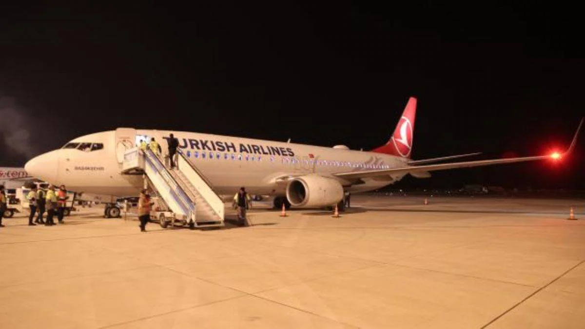 THY uçağı tehlike atlattı