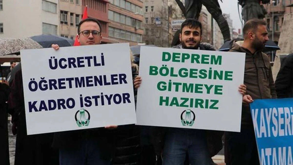 Ücretli öğretmenler: 'Deprem Bölgesine Gitmeye Hazırız'