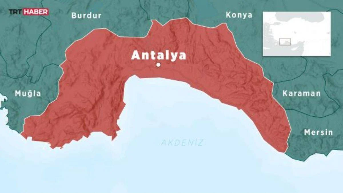 Antalya'da 4,1 büyüklüğünde deprem