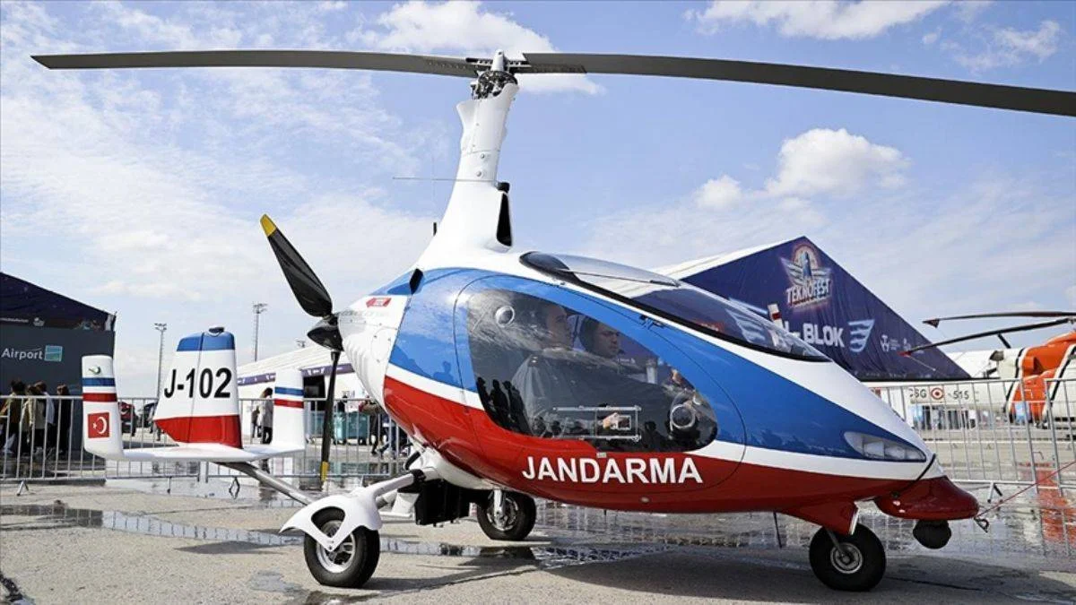 Filoya yeni katılan 'Cayrokopter', Jandarmanın havadaki gözü olacak