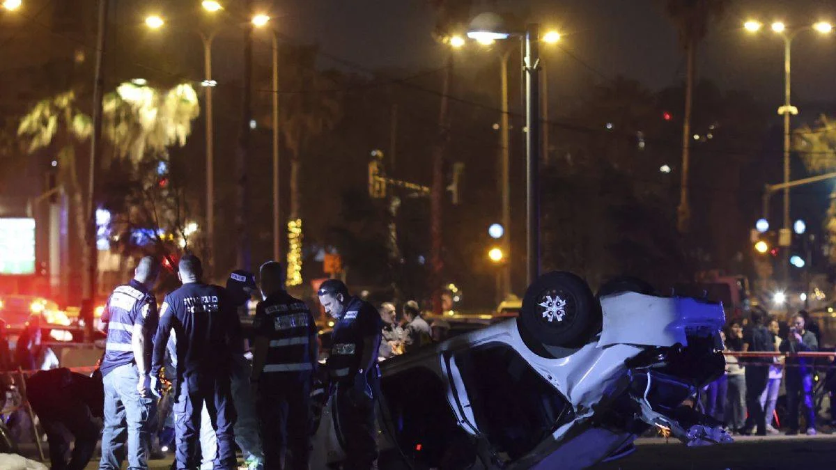 Tel Aviv'de saldırı: 1 ölü, 7 yaralı