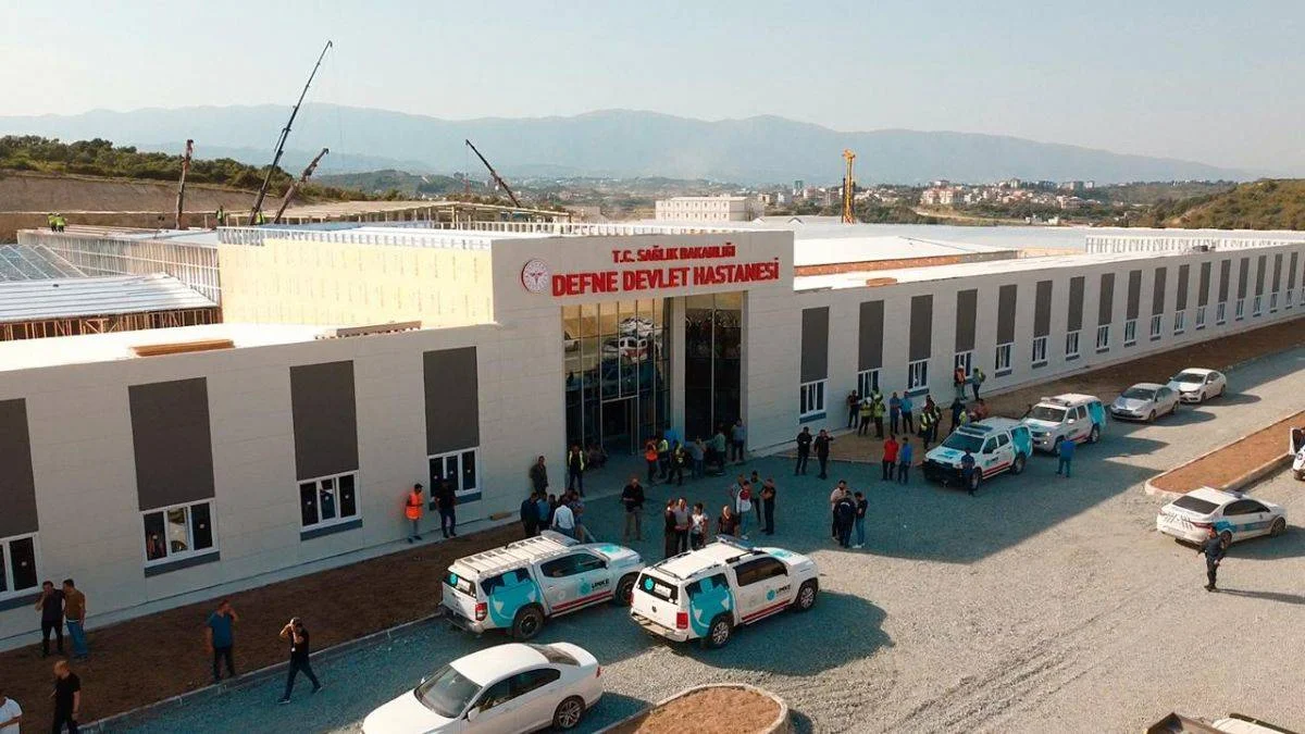 60 günde tamamlanan Defne Devlet Hastanesi