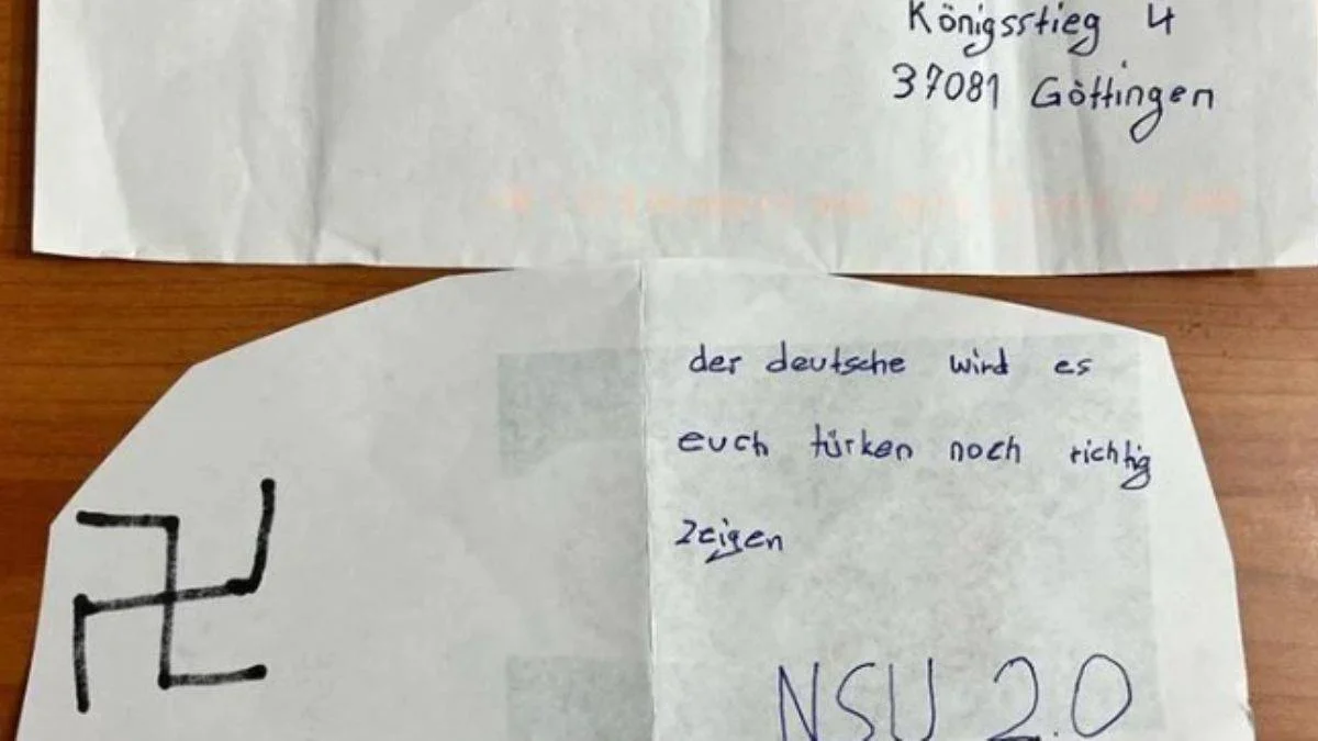Almanya'daki camiye tehdit mektubu