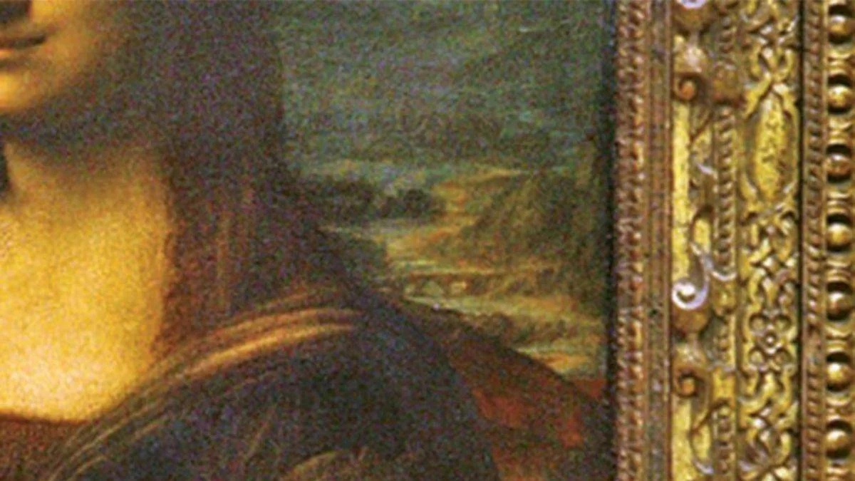 Da Vinci'nin Mona Lisa tablosunda köprü detayı