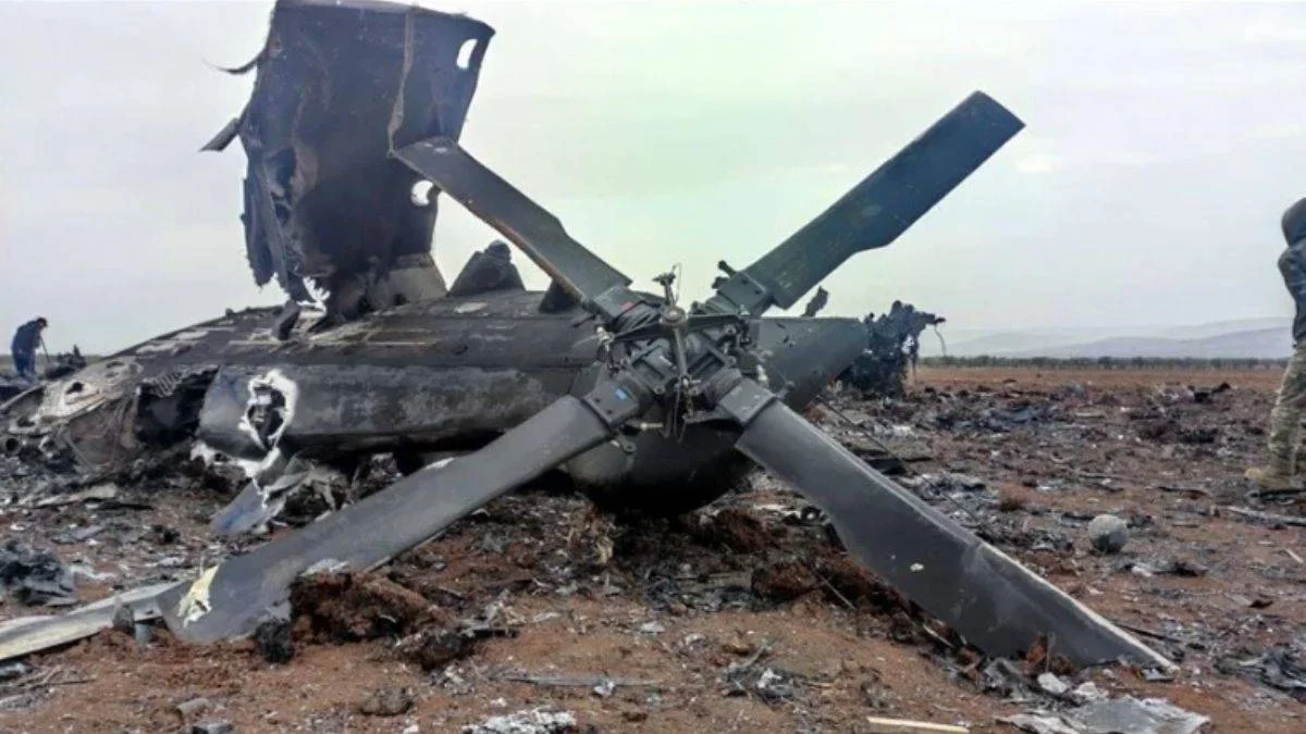 Kırım'da Rus helikopteri düştü; 2 asker öldü