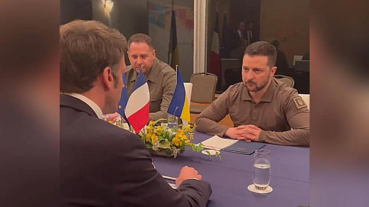 Macron ve Zelenskiy, Hiroşima'da görüştü