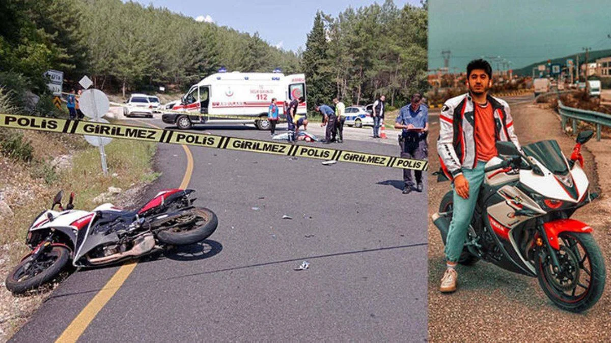 Motosiklet sürücüsü polis memuru hayatını kaybetti