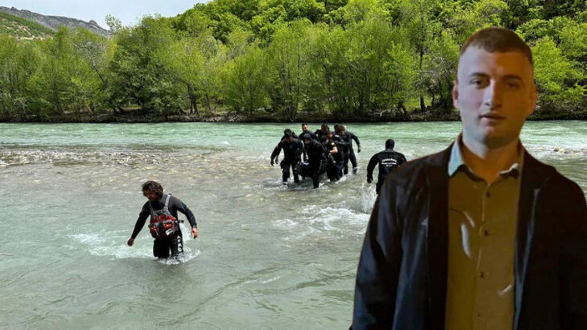 Munzur Çayı'na uçan araçtaki 3 gençten Baran'ın, 16'ncı günde cansız bedeni bulundu