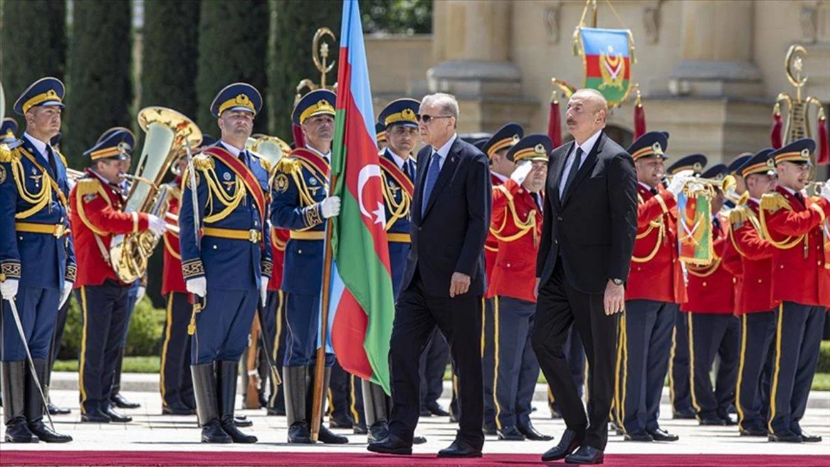 Erdoğan Azerbaycan'da; Aliyev'den açıklama