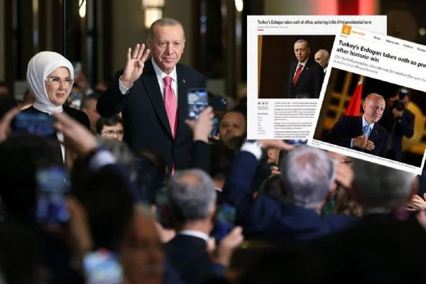 Erdoğan'ın yemin töreni uluslararası gündeme damga vurdu