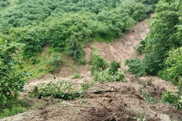 Ordu'da sağanak sebebiyle 94 noktada heyelan meydana geldi
