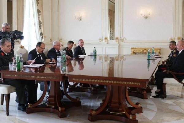 Aliyev: Azerbaycan ve TSK'nın işbirliği çok iyi düzeyde