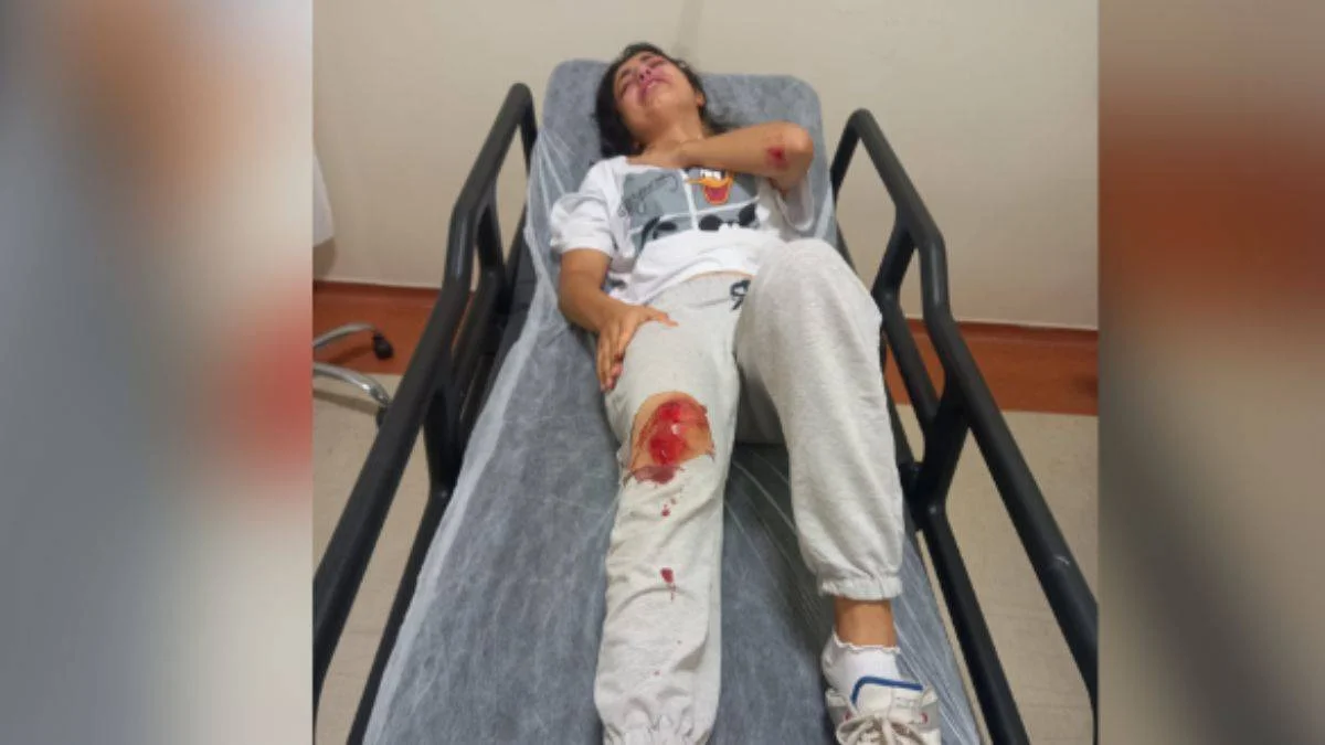 Köpeklerin saldırısından kaçarken yaralandı