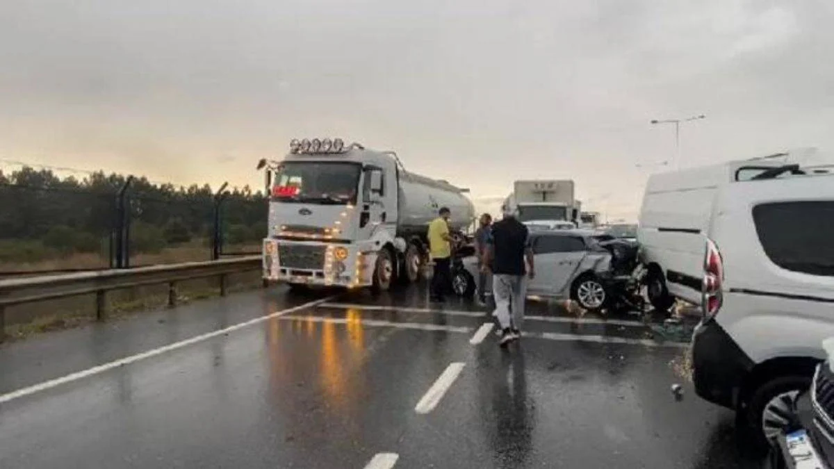 6 araca çarptıktan sonra durdu