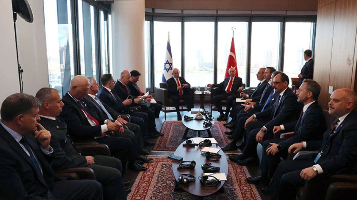 Erdoğan, Netanyahu'yu kabul etti