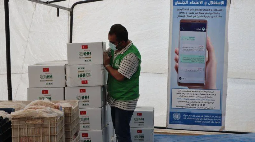 İHH ve BM'den Suriye'deki depremzede ailelere gıda desteği
