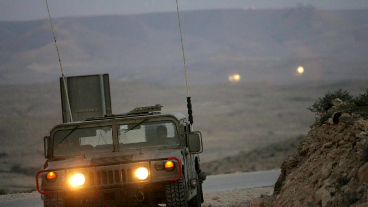 Amerikan zırhlı araçları İsrail'de