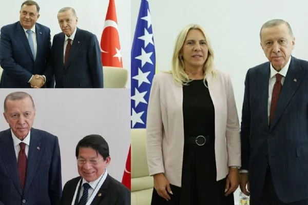 Erdoğan, AK Parti kongresine katılan yabancı temsilcileri kabul etti
